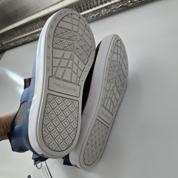 TRUDAVE MENS ANKLE DECK BOOTS. Blue. Size 8. New.EASY PUT ON AND OFFBREATHABL - Picture 5 of 7